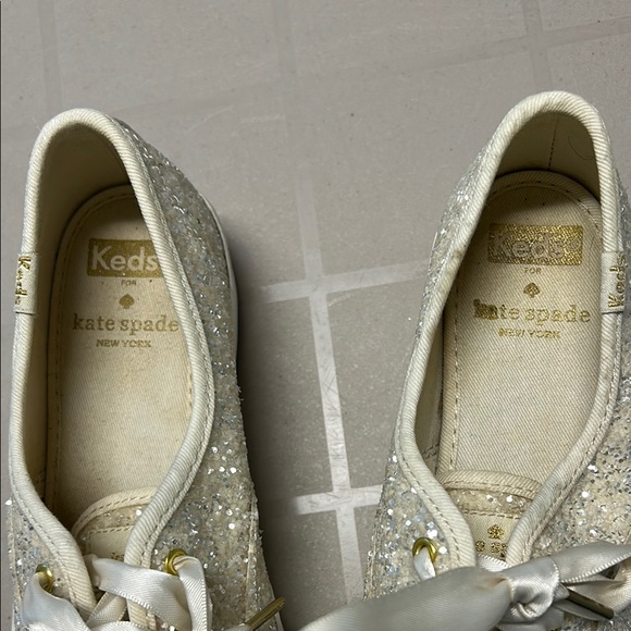Keds for Kate Spade Silver Glitter Sneakers - Picture 4 of 16